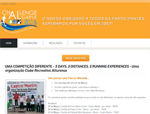 Tablet Screenshot of challengealgarve.com